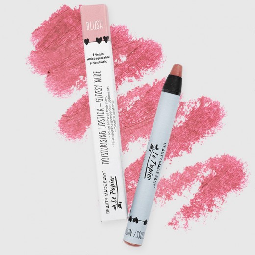 Le Papier - Lipstick Glossy Nude – Hydratačný rúž na pery BLUSH